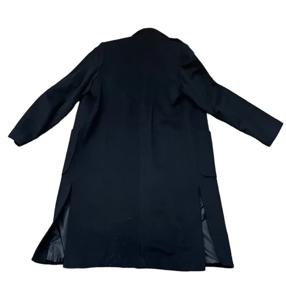 NWT Michael Kors Zipper Asymmetrical Wool Blend Large Long Coat (size 12)